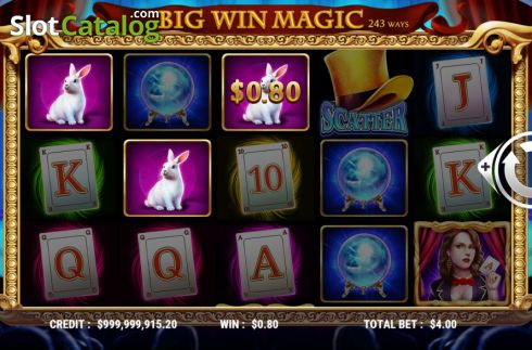 Win screen 3. Big Win Magic slot