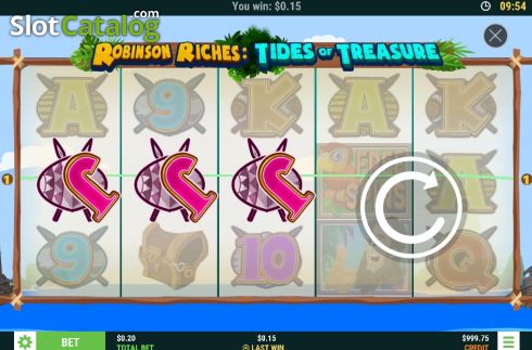 Win 1. Robinson Riches: Tides of Treasure slot