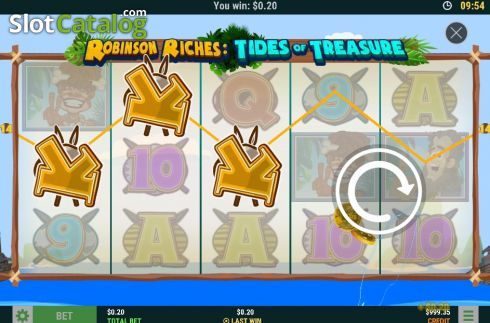 Win 2. Robinson Riches: Tides of Treasure slot