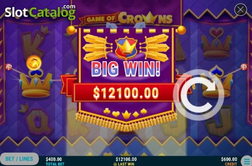 Win 1. Game of Crowns slot