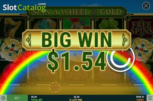 Win 1. Spin A Wheel O'Gold slot