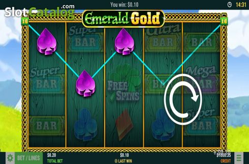 Скрин5. Emerald Gold (Slot Factory) слот