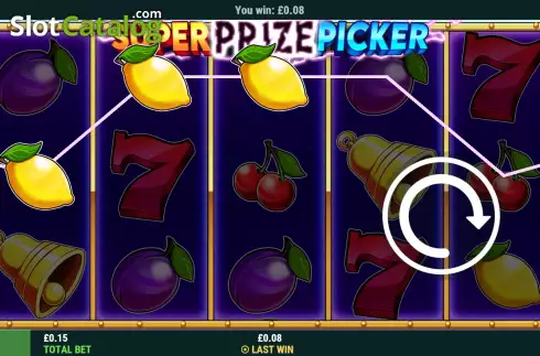 Win screen 2. Super Prize Picker slot