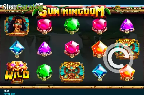 Game screen. Sun Kingdom slot