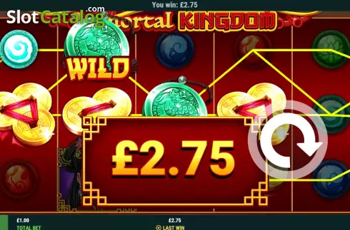 Win screen 2. Immortal Kingdom slot