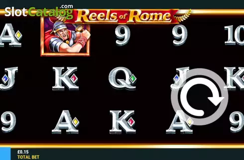 Reel screen. Reels of Rome (Slot Factory) slot