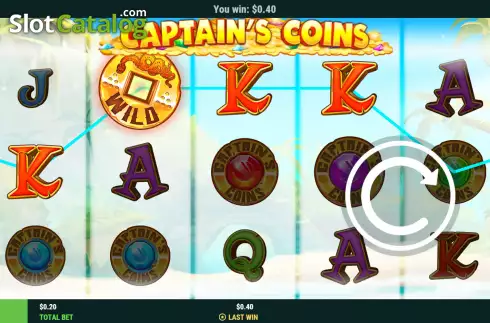 画面3. Captain’s Coins カジノスロット