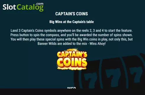 Captura de tela7. Captain’s Coins slot