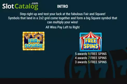Bildschirm5. Fair and Square slot