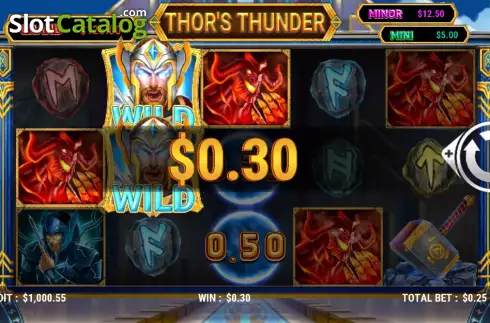 Win screen 2. Thor's Thunder (Slot Factory) slot