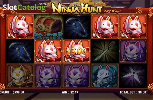 Ecran3. Ninja Hunt slot