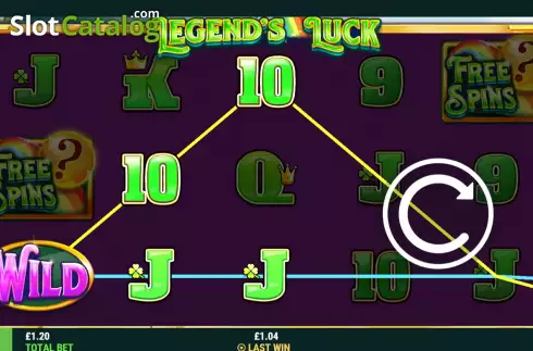 Bildschirm4. Legends Luck slot