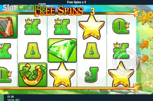Free Spins screen 3. King Shamrock slot