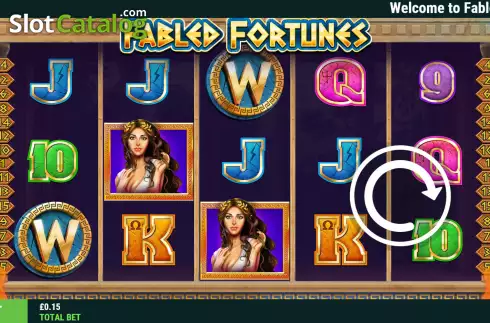 Reel screen. Fabled Fortunes slot