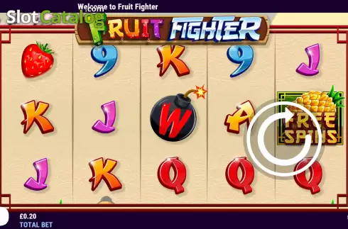 Reel screen. Fruit Fighter slot