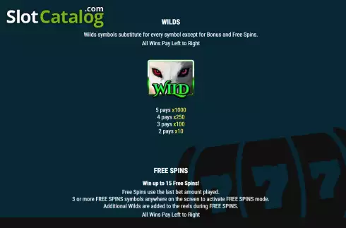Captura de tela8. Red Wolf Wins slot