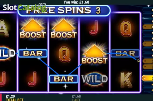Free Spins screen 2. Race To The Top slot