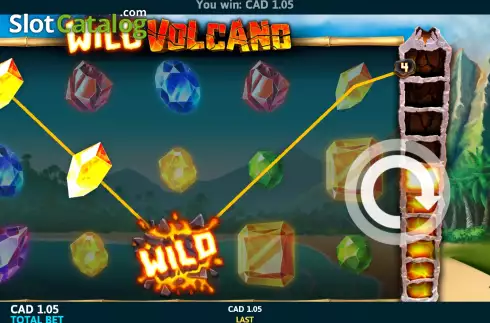 Ekran4. Wild Volcano (Slot Factory) yuvası