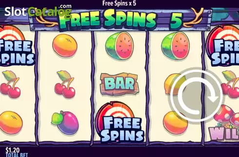 Free Spins screen 2. The Hunter's Club slot