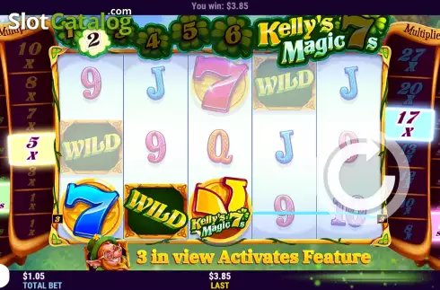 Win Screen 2. Kelly's Magic 7's slot