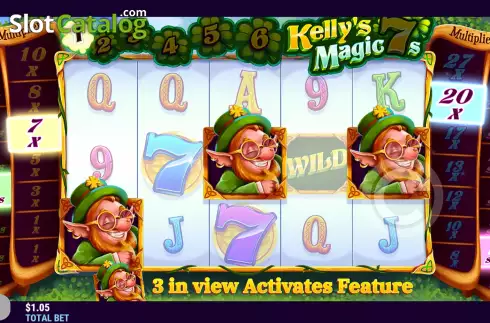 Ecran6. Kelly's Magic 7's slot