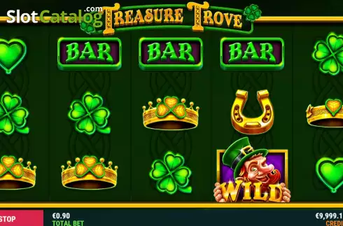Game Screen. Treasure Trove (Slot Factory) slot