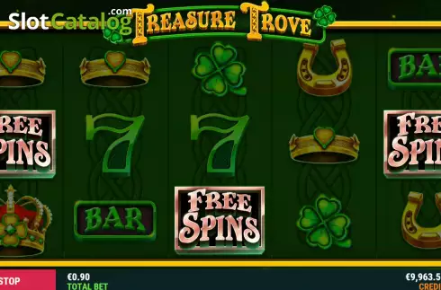 Free Spins Win Screen. Treasure Trove (Slot Factory) slot