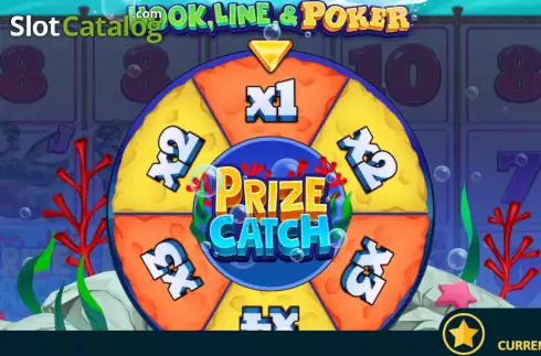 Bonus Wheel Win Screen. Hook, Line & Poker slot