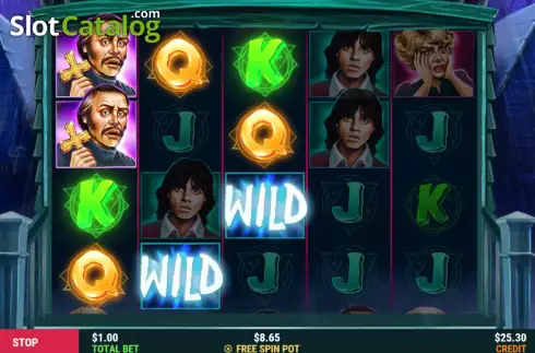 Free Spins Gameplay Screen 3. Amityville slot