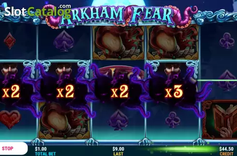 Win Screen 3. Arkham Fear slot