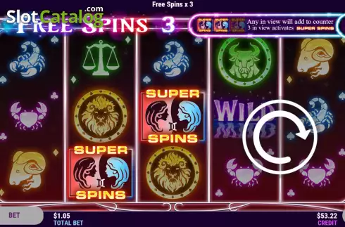 Free Spins Win Screen 4. Zodiac Zen slot