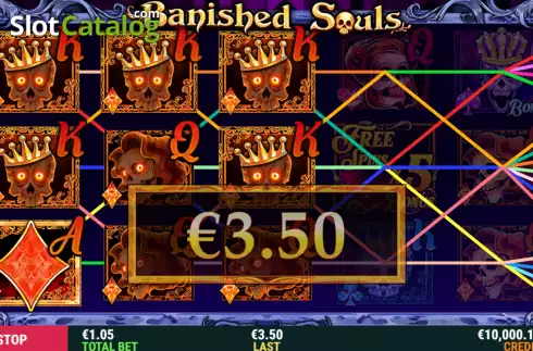 Bildschirm3. Banished Souls slot