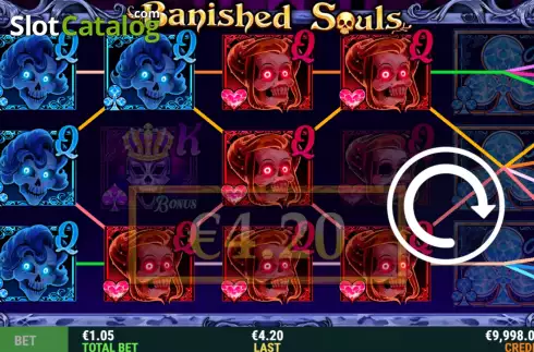 Bildschirm4. Banished Souls slot