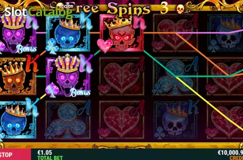 Free Spins Win Screen 3. Banished Souls slot