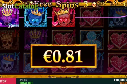 Free Spins Win Screen 4. Banished Souls slot