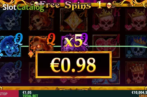 Free Spins Win Screen 5. Banished Souls slot