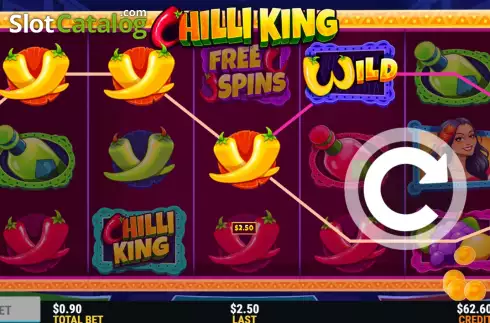 Win Screen. Chilli King slot