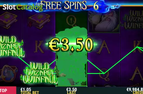 Free Spins Win Screen 3. Wizard WinFall slot