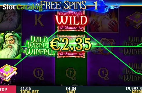 Free Spins Win Screen 5. Wizard WinFall slot