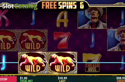 Free Spins Win Screen 3. Chicago Boss slot