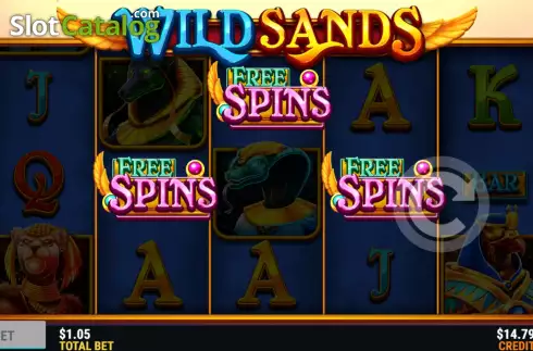Ecran5. Wild Sands slot