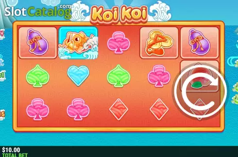 Game screen. Koi Koi slot