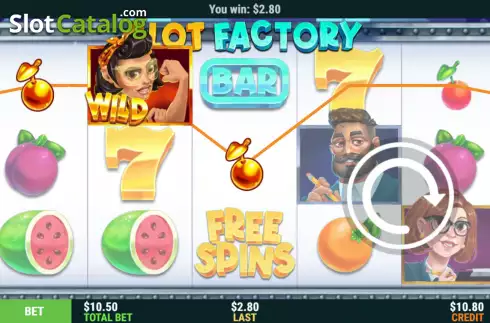 画面3. Slot Factory カジノスロット