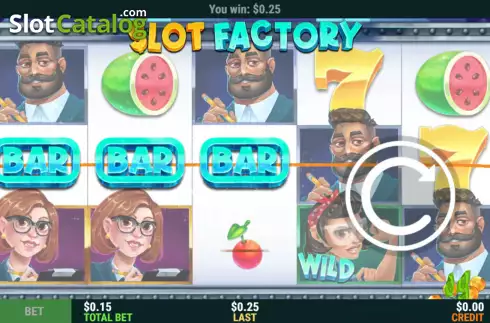 画面4. Slot Factory カジノスロット