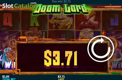 Win screen 2. Doom Lord slot