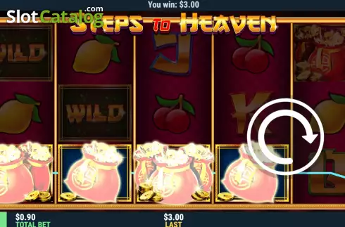 Win screen 2. Steps to Heaven slot
