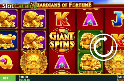 Captura de tela2. Guardians of Fortune slot