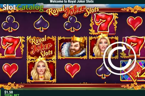 Game screen. Royal Joker Slots slot