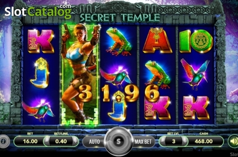 Bildschirm3. Secret Temple slot