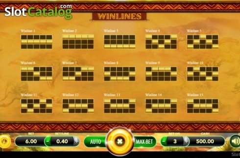 Captura de tela8. African Safari (SlotVision) slot